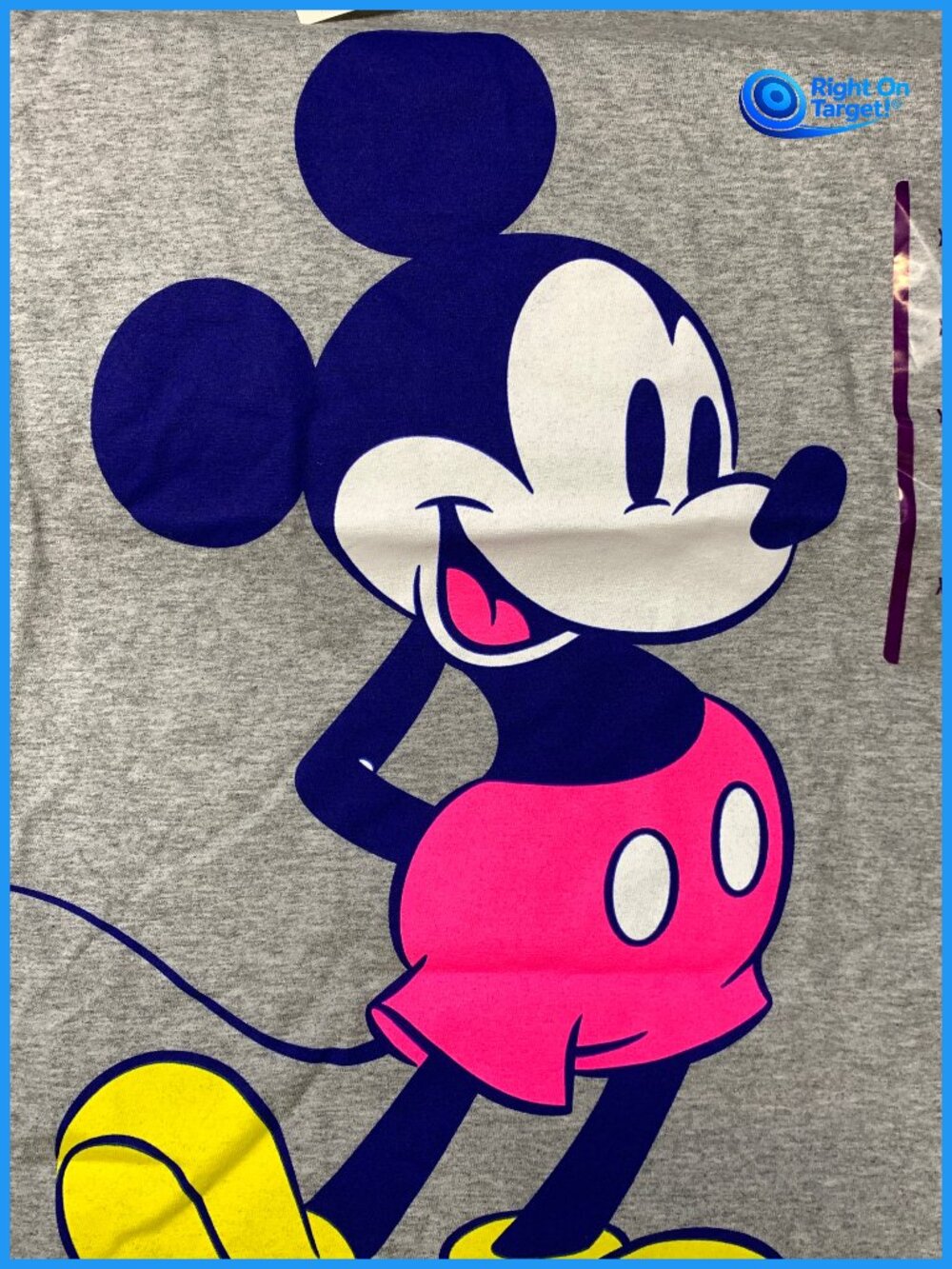 XL - Mens Mickey Mouse Short Sleeve Graphic T-Shirt - Heather Gray - Picture 3 of 5
